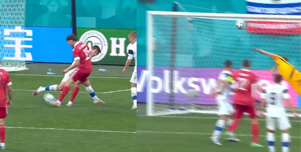 El golazo de Rusia contra Finlandia