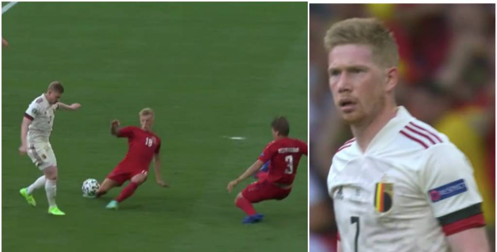 De Bruyne es una bestia: el tremendo pase gol a Hazard