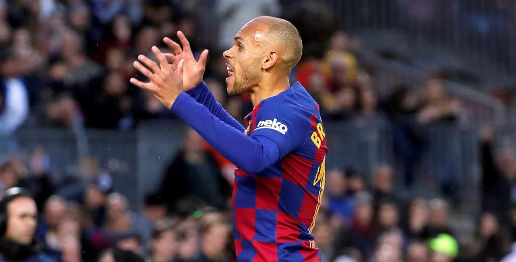 El Barcelona le saca el dorsal 9 a Braithwaite