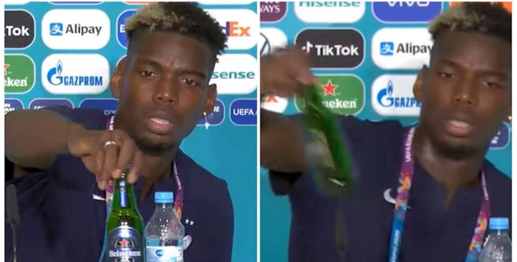 Por qué Pogba hundió a Heineken al sacar la botella en cámara