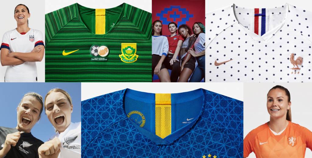 Nike lanzó las camisetas de fútbol femenino hechas con botellas de plástico