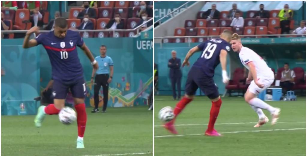 Benzema está loco: un control brutal y golazo a Suiza