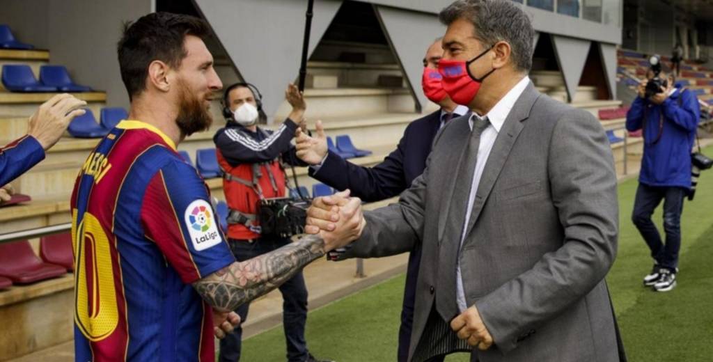 Laporta habló de Messi y sorprendió a todos con lo que dijo