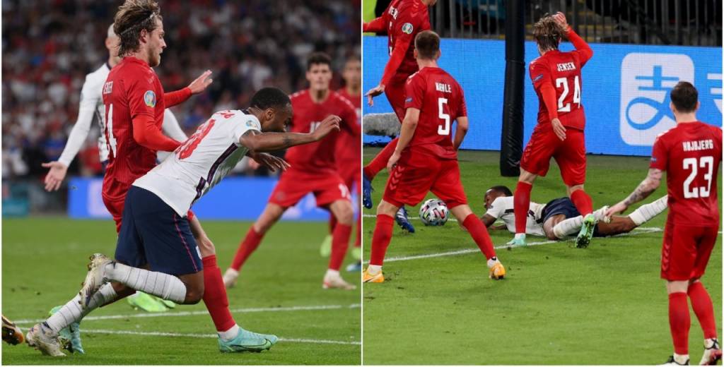 El robo de la Euro2020: a Inglaterra le regalan un penal ante Dinamarca