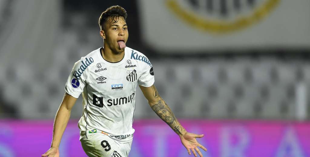 Kaio Jorge le da la victoria a Santos ante Independiente