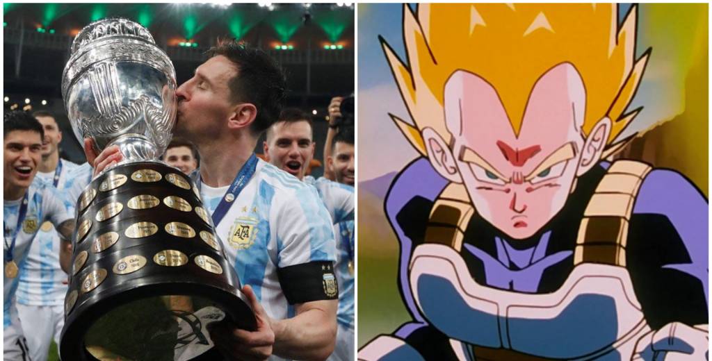 "Yo soy Vegeta y cuando jugué con Messi me hice Súper Saiyajin"