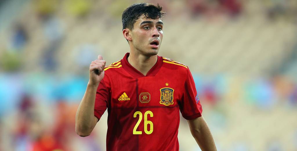 La foto que muestra a Pedri muy cansado con España