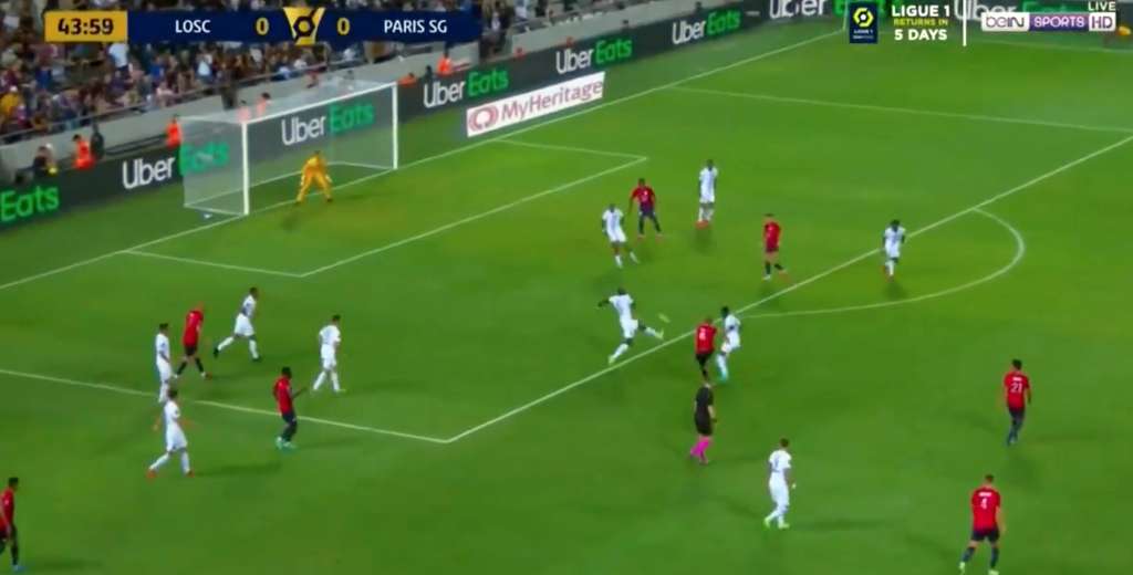 El descomunal golazo del Lille al PSG por la Supercopa