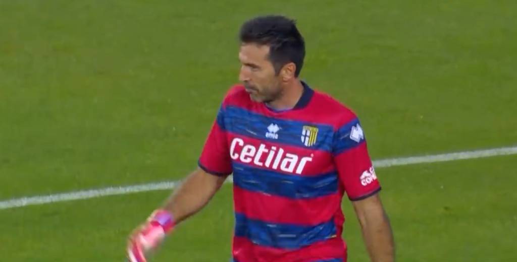 Las espectaculares atajadas de Buffon en el Parma