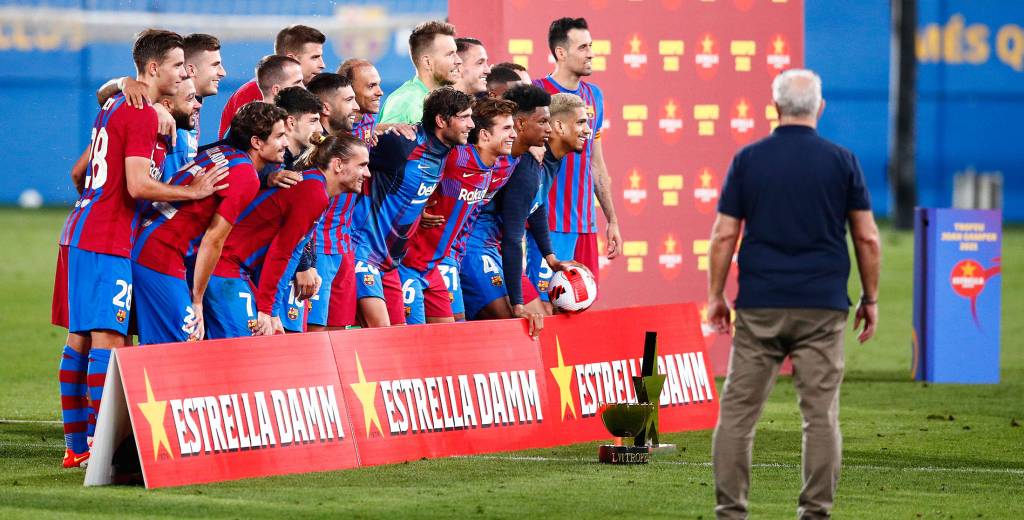 Le gritaron y no festejó con Barcelona el Gamper