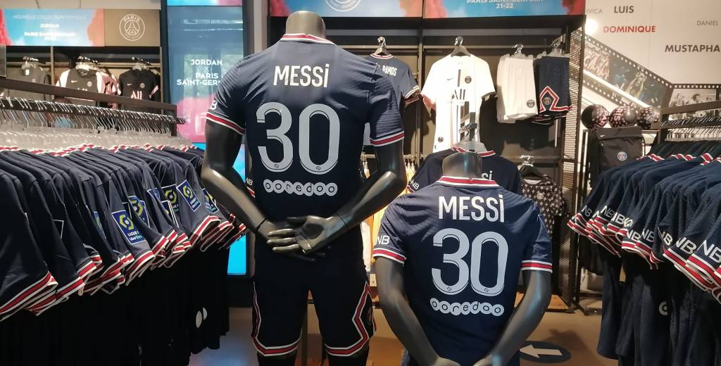 El impresionante récord de las camisetas de Messi