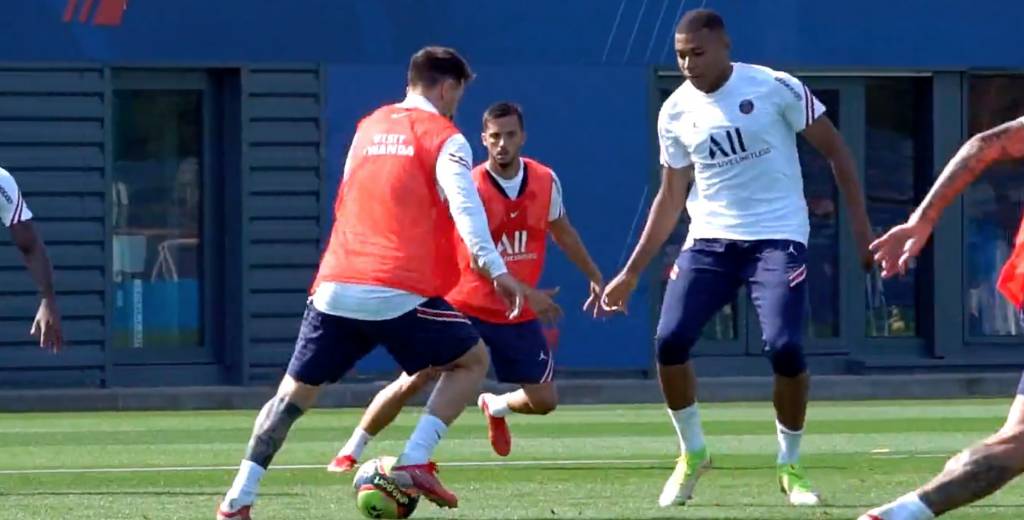 Mbappé le salió con todo y Messi lo dejó parado