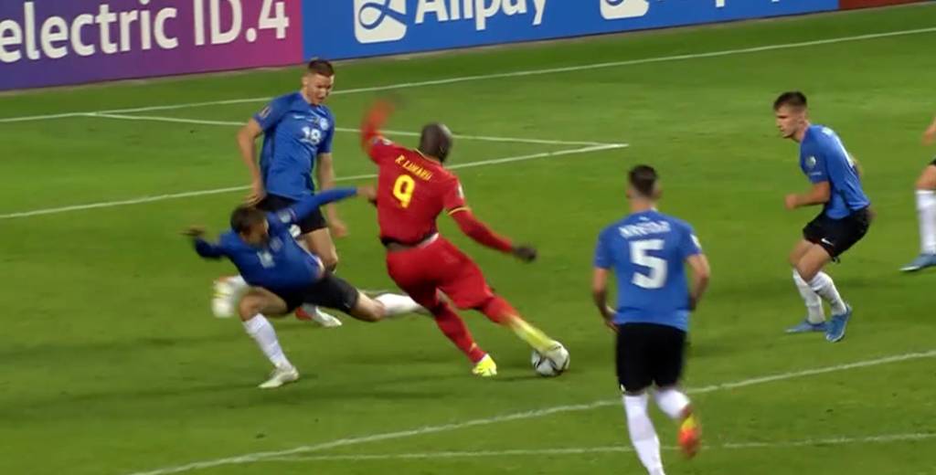 Lukaku reventó a Estonia con dos goles