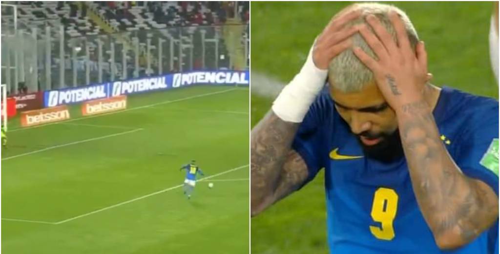 Neymar lamentable: Gabigol corrió 80 metros, lo dejó solo y definió así