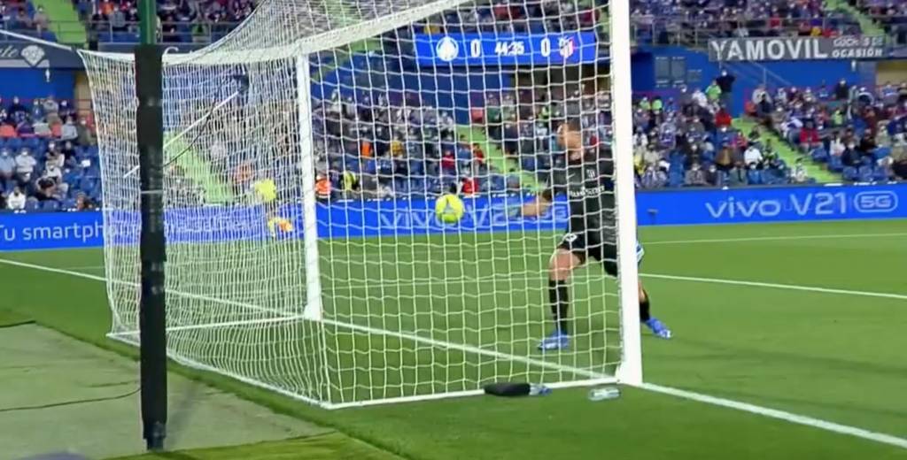 El papelón de Oblak en el gol del Getafe