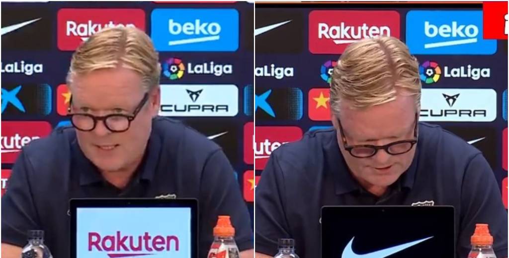 Relación rota por completo: Koeman habla tres minutos y dinamita todo