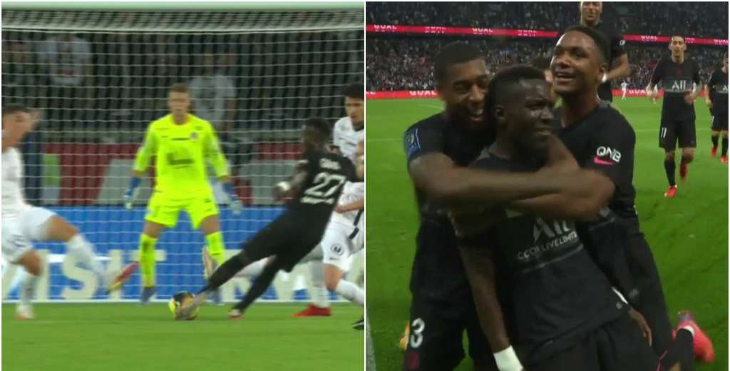 Los misiles existen en el fútbol: Gueye y un gol brutal para PSG