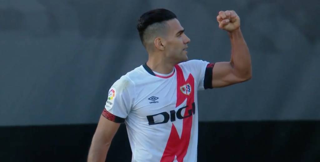 Falcao está imparable y anotó su tercer gol en el Rayo