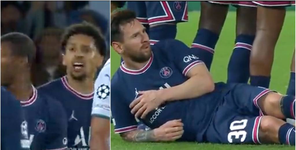 Lo que nunca pensamos ver: Marquinhos mandó a la barrera a Messi