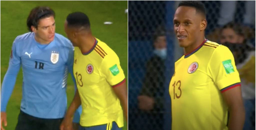 Yerry Mina lo hizo calentar a Darwin Núñez: se le rió en la cara