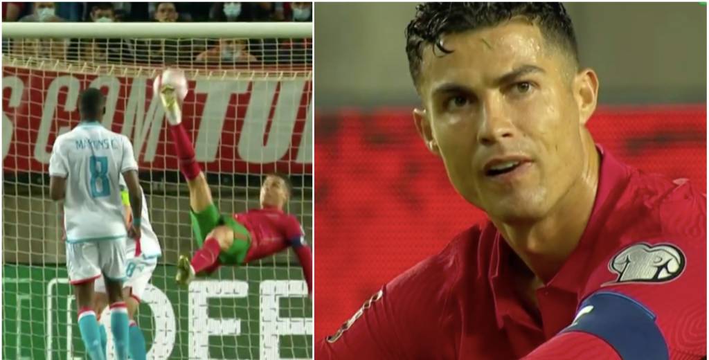 Cristiano indignado con el arquero de Luxemburgo: le sacó el gol del año