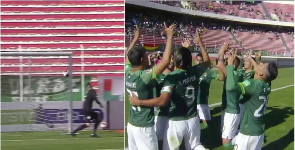 El impresionante zurdazo de Ramallo: qué golazo de Bolivia a Paraguay