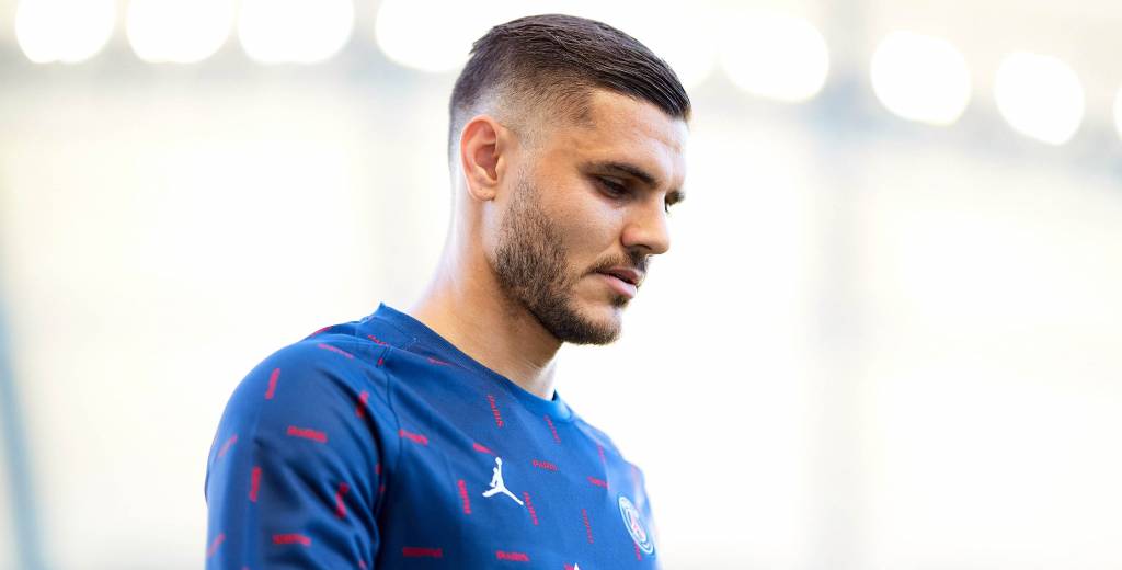 Arde el PSG: Icardi no entrenó por su separación de Wanda