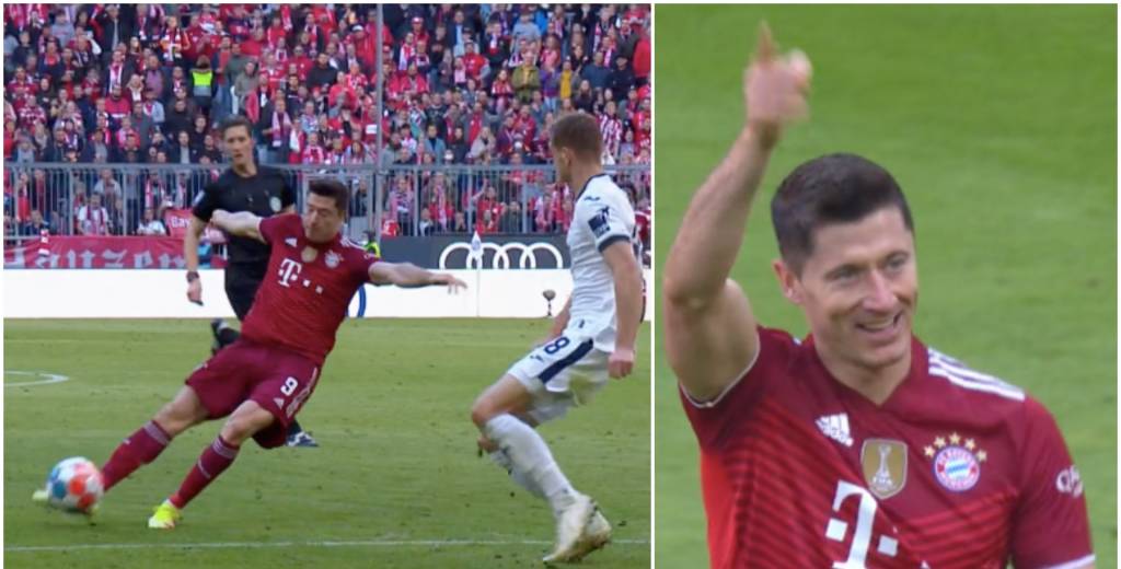 Lewandowski es una máquina: el golazo que metió desde 25 metros