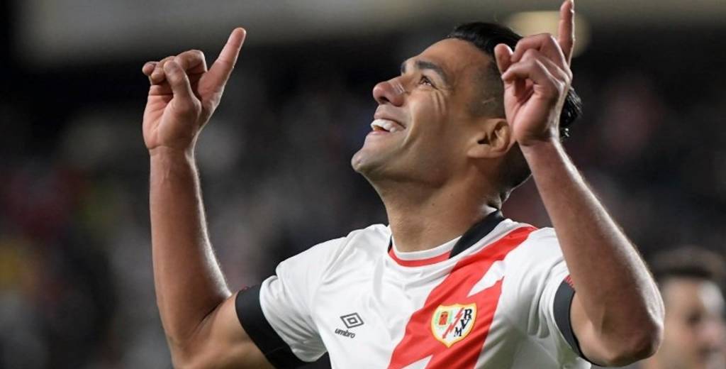 Falcao destrozó un legendario récord de Luis Suárez en LaLiga