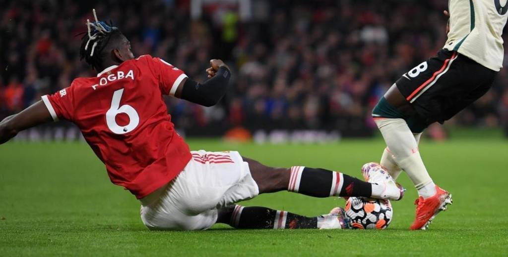 La durísima sanción a Pogba tras la expulsión frente al Liverpool