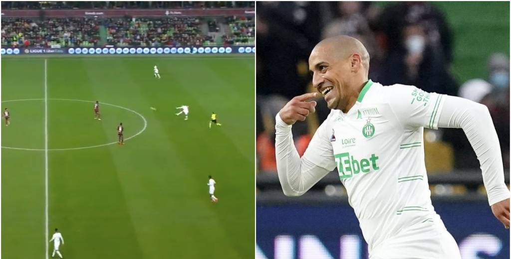 Khazri y el mejor gol del año: la recuperó y le pegó desde 70 metros