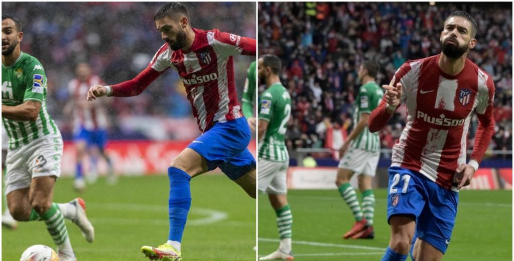 Una bestialidad: Misil de Carrasco para el 1-0 del Atlético de Madrid