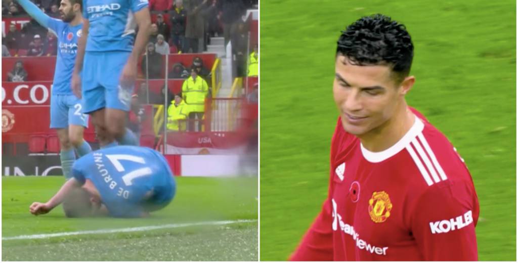 Cristiano Ronaldo estalló otra vez: se tiró a romper a Kevin De Bruyne