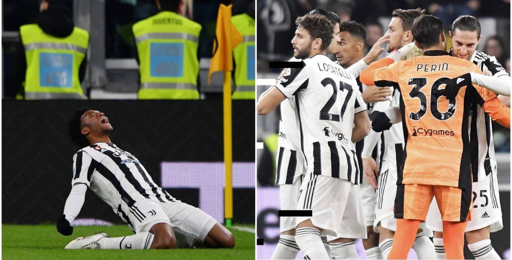 Intratable: Cuadrado metió un golazo al 90' para el 1-0 de la Juve