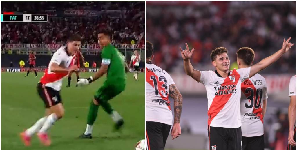 Intratable: Póker de goles de Julián Álvarez para que River gane 5-0