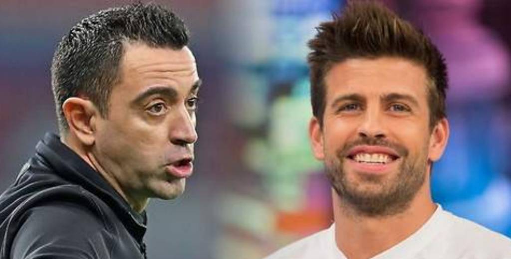 Primer cruce de Xavi a Piqué: segundo día y ya la frenó en seco