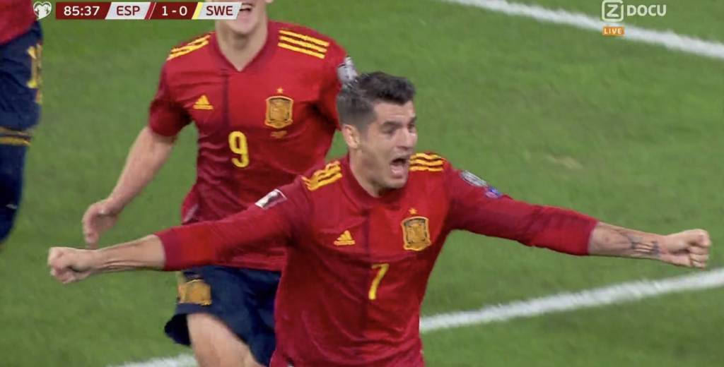 Justicia poética: Después de las críticas Morata lleva a España al Mundial