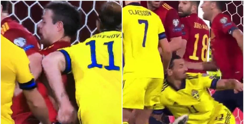 Minuto 92, Suecia pierde y Zlatan hace esto: vergüenza total