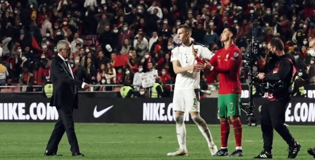 Portugal arde: la escena de Cristiano al técnico tras perder con Serbia