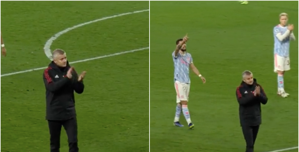 Tras ser goleado, Solskjaer se para frente a la hinchada y sorprende a todos