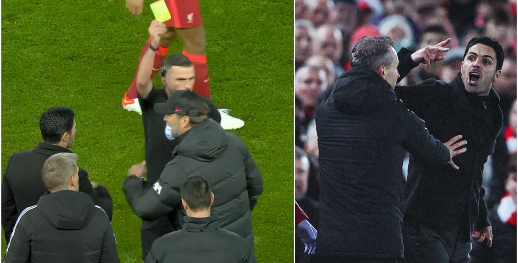 Los frenaron porque terminaba mal: la feroz pelea de Klopp y Arteta