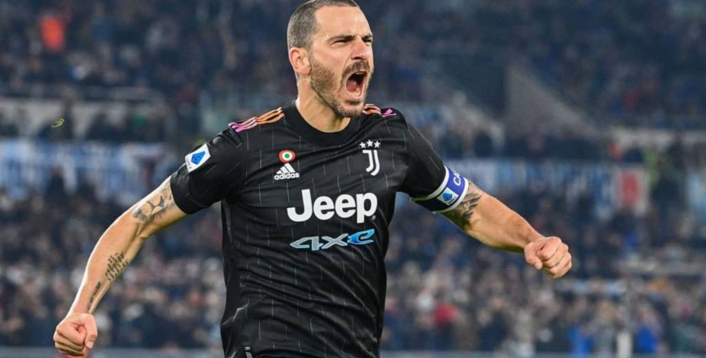 Doblete de Bonucci para el triunfazo de la Juve ante Lazio