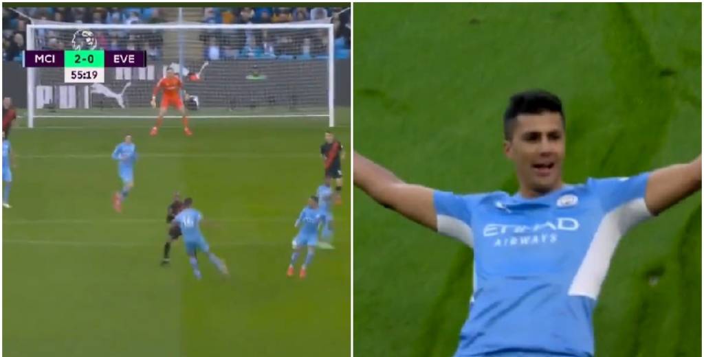 De otra galaxia: golazo de Rodri con un remate a más de 20 metros