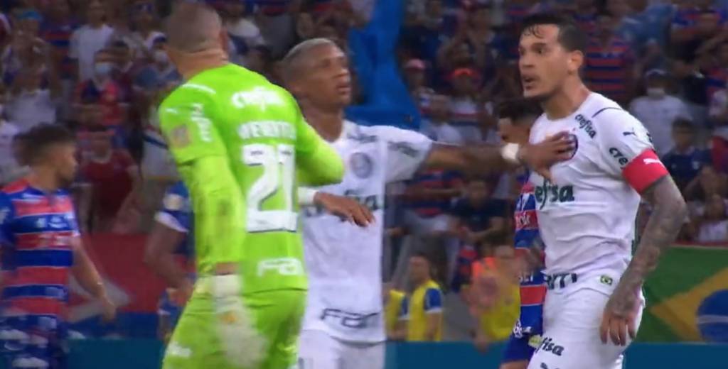 ¡Tremendo!: La pelea entre Weverton y Gustavo Gómez en Palmeiras