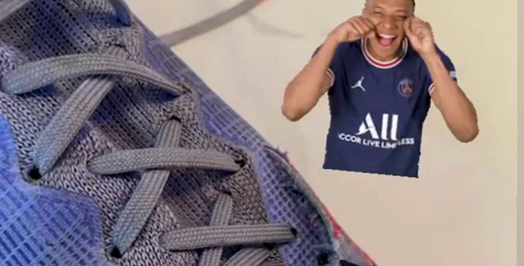 Mbappé mostró sus Nike rotas y humilló a Adidas