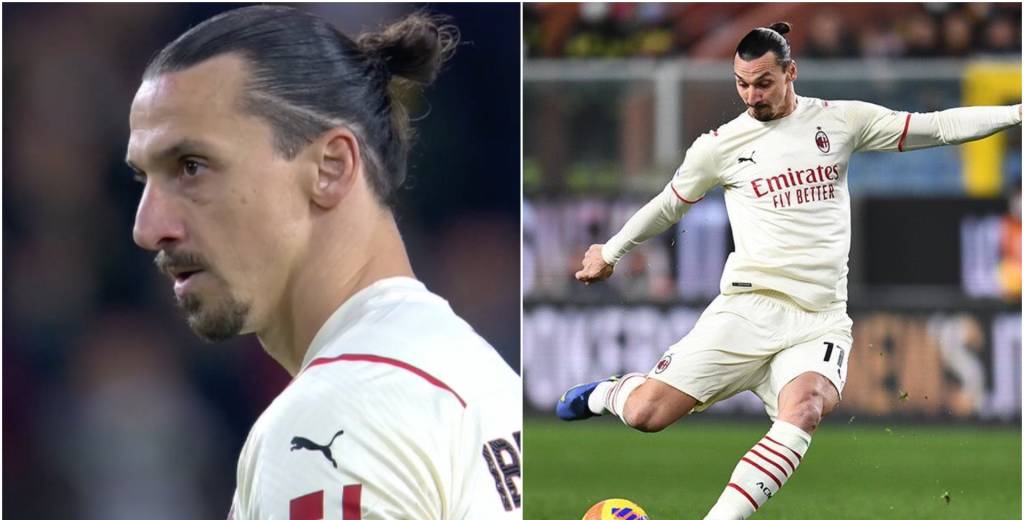 Ibrahimovic lo hizo fácil: el golazo de tiro libre que le hizo al Genoa