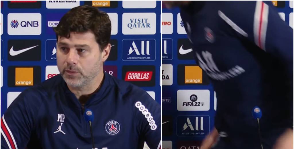 Pochettino explotó contra un periodista, se fue de la sala y volvió