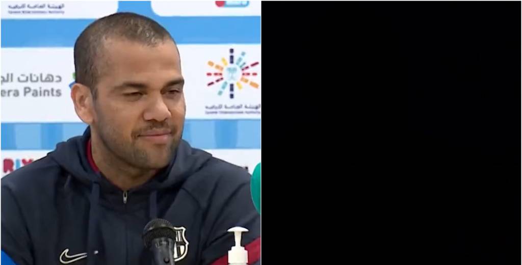 Crack total: se cortó la luz en la conferencia y así reaccionó Dani Alves