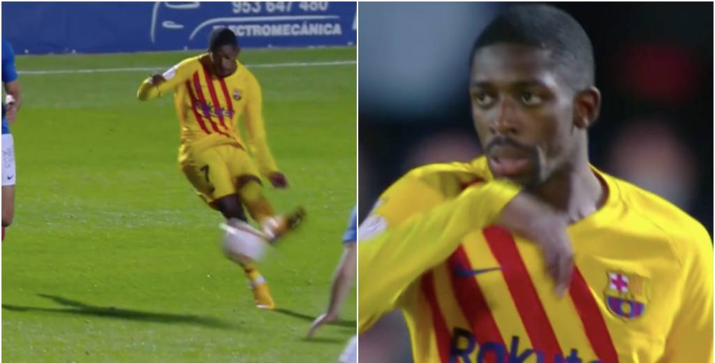 Dembélé salva del infierno al FC Barcelona con un golazo