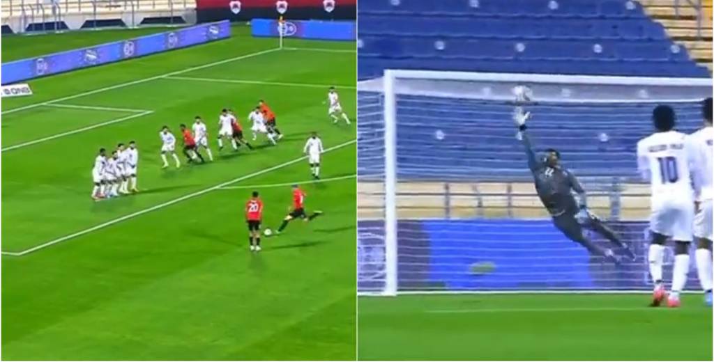 James la clavó en el ángulo e hizo un golazo espectacular de tiro libre